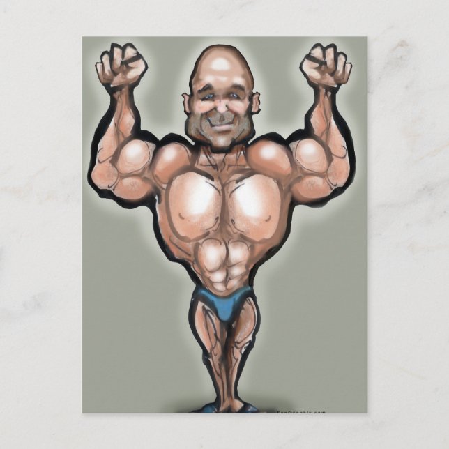 Carte Postale Muscle Dude (Devant)
