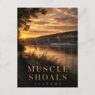Carte Postale Muscle Shoals Alabama Wilson Dam REALMS