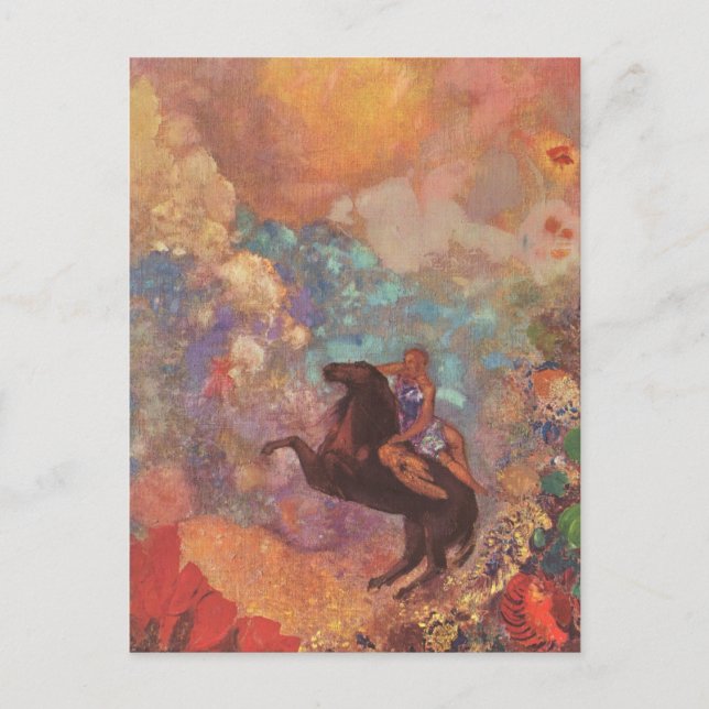 Carte Postale Muse Sur Pegasus (Devant)