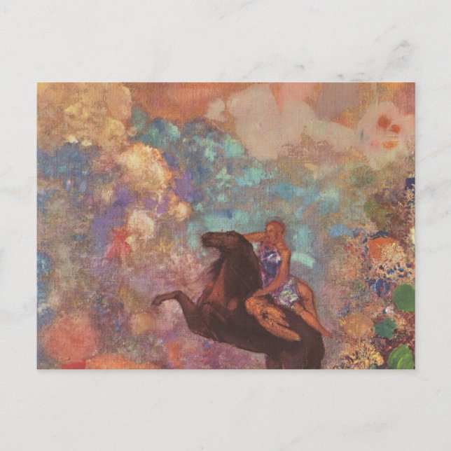 Carte Postale Muse Sur Pegasus (Devant)