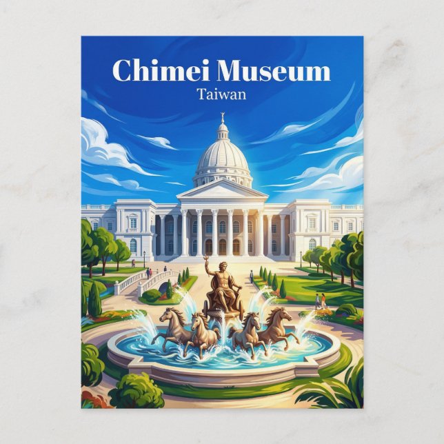 Carte Postale Musée Chimei Taïwan (Devant)