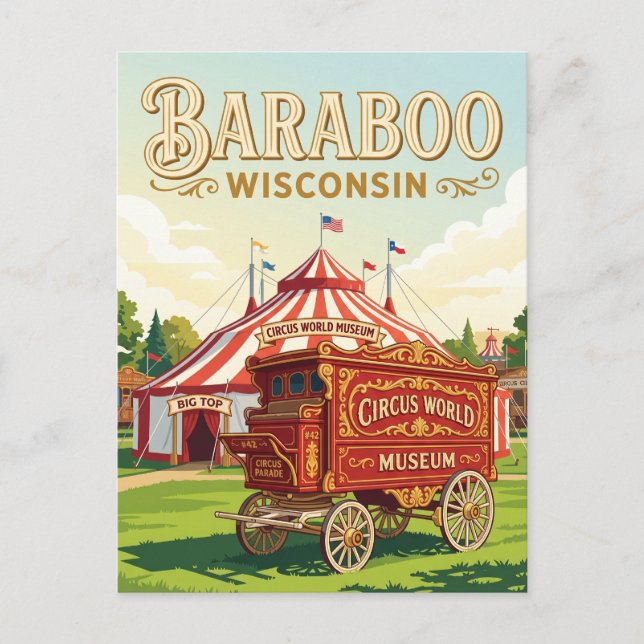Carte Postale Musée Circus World USA (Devant)