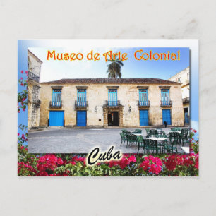 Carte Postale Musée d'Art Colonial, La Havane, Cuba