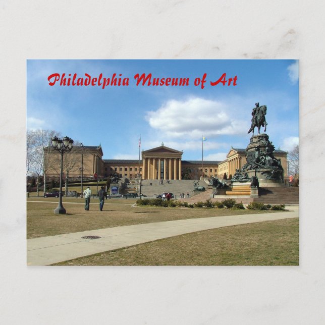 Carte Postale Musée d'art de Philadelphie (Devant)