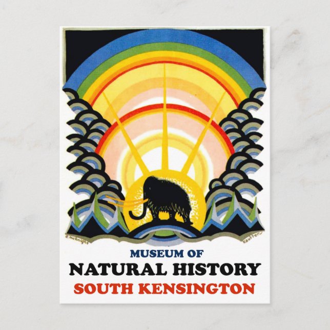 Carte Postale Musée d'histoire naturelle, South Kensington (Devant)