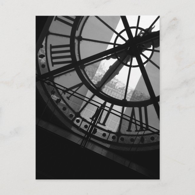 Carte Postale Musee d'Orsay Clock Postcard (Devant)