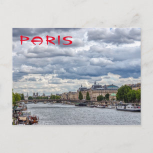 Carte Postale Musée d'Orsay et Seine - Paris, France