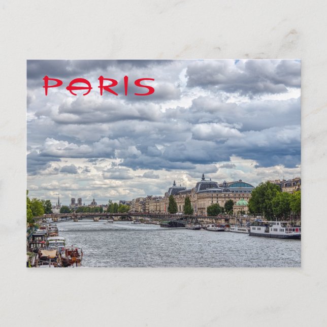 Carte Postale Musée d'Orsay et Seine - Paris, France (Devant)