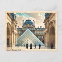 Musée du Louvre Paris Vintage voyage