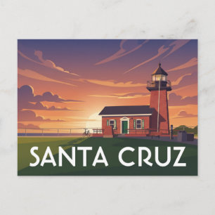 Carte Postale Musée du Surf à Santa Cruz en Californie Voyage
