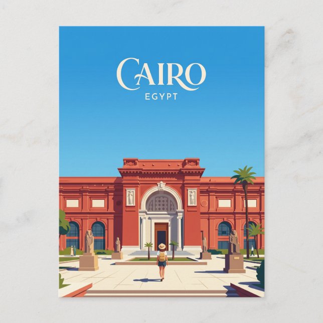 Carte Postale Musée égyptien du Caire (Devant)