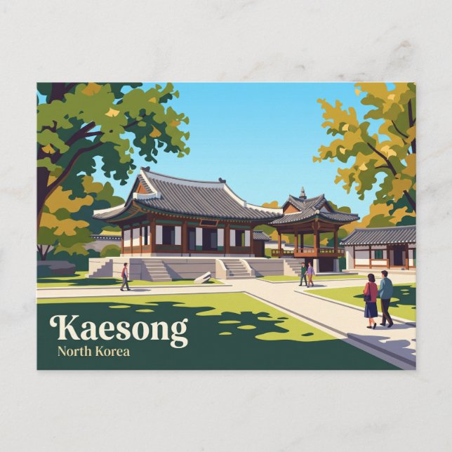 Carte Postale Musée Koryo Corée du Nord (Devant)