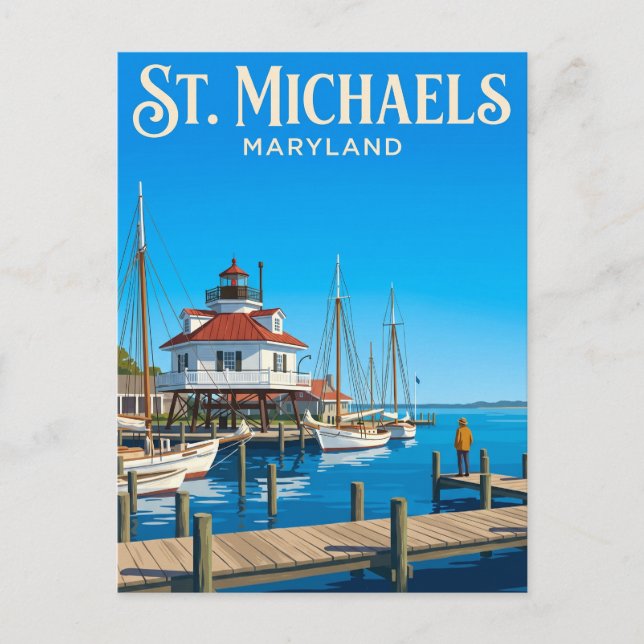 Carte Postale Musée maritime de la baie de Chesapeake États-Unis (Devant)