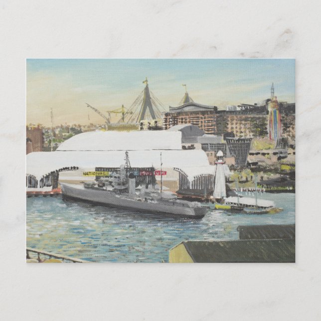 Carte Postale Musée maritime de Sydney de l'Hotel Balcony. 1998 (Devant)