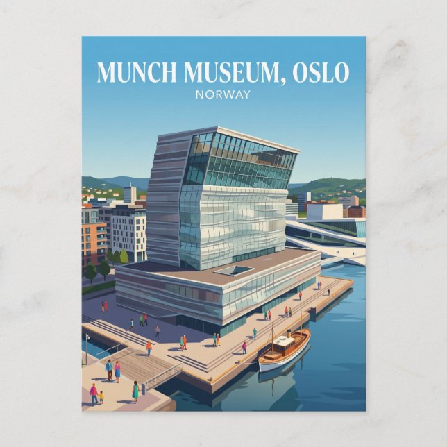 Carte Postale Musée Munch, Oslo, Norvège Norvège (Devant)