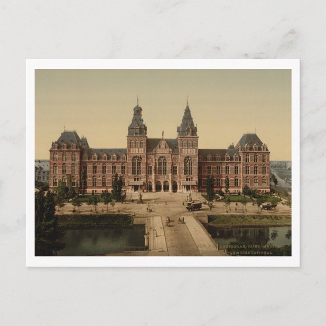 Carte Postale Musée National, Amsterdam, Pays-Bas (Devant)