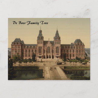 Carte Postale Musée National, Amsterdam, Pays-Bas