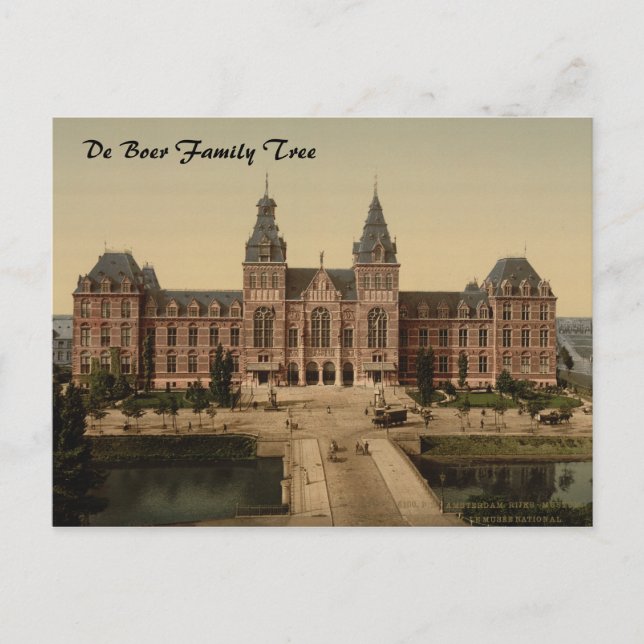 Carte Postale Musée National, Amsterdam, Pays-Bas (Devant)