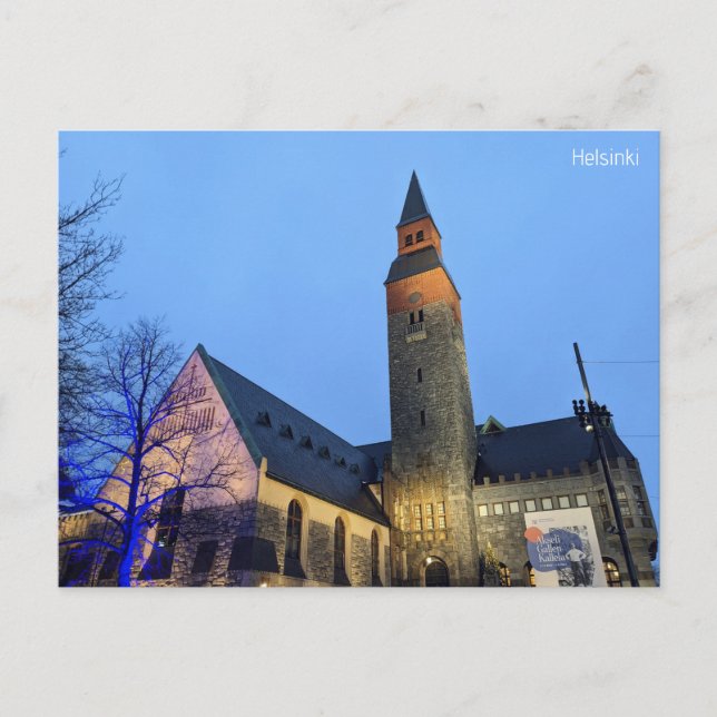 Carte Postale Musée national de Finlande (Devant)