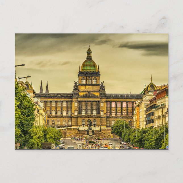 Carte Postale Musée national de Prague (Devant)
