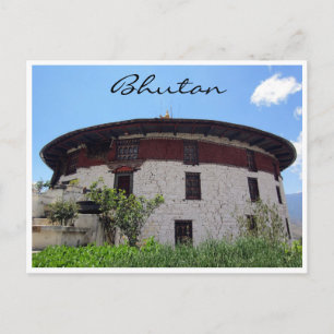 Carte Postale musée national du Bhoutan