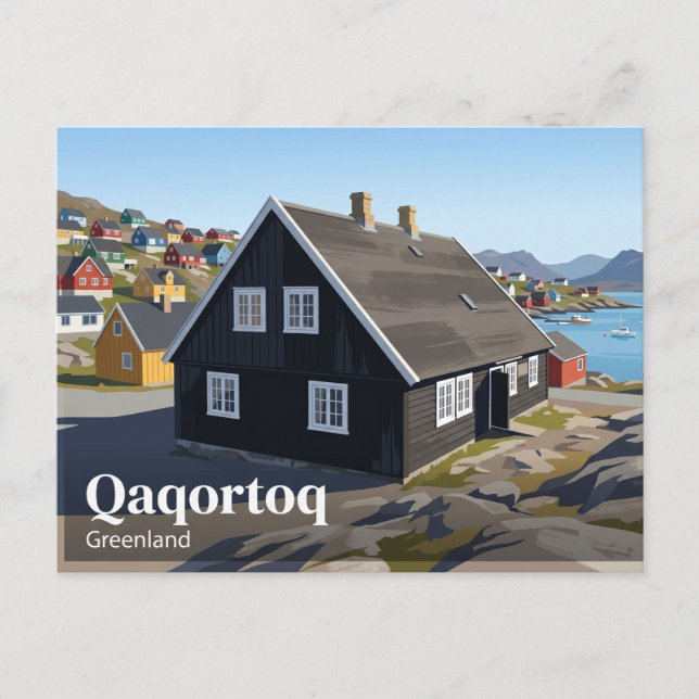 Carte Postale Musée Qaqortoq Groenland (Devant)