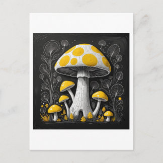Carte Postale Mushroom
