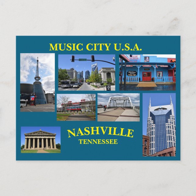 Carte postale MUSIC CITY USA (Devant)