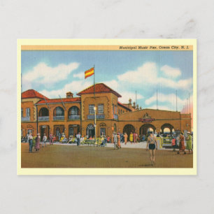 Carte Postale Music Pier, Ocean City, NJ Vintage