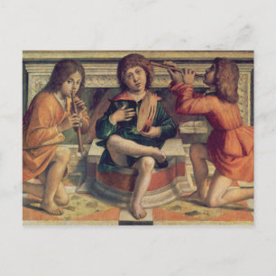 Carte Postale Musiciens à trois anges