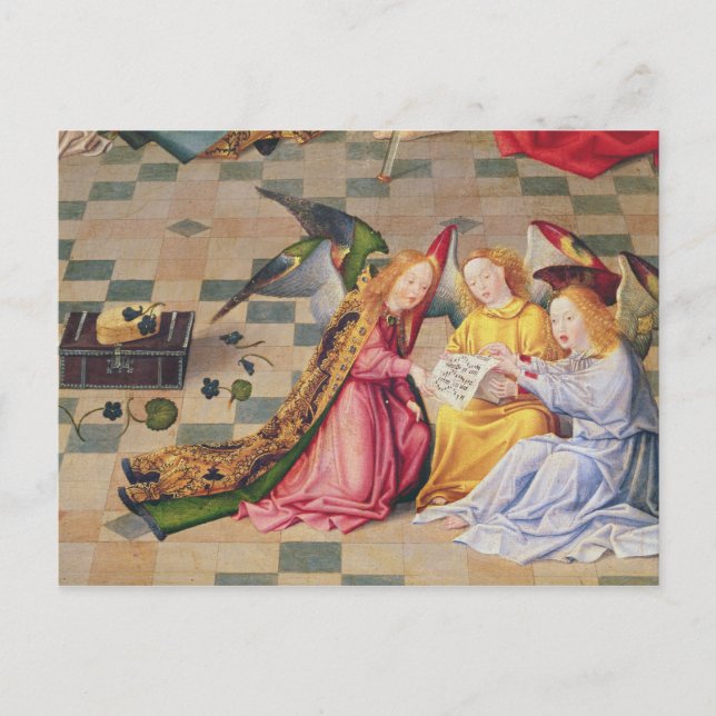 Carte Postale Musiciens anges du panneau droit du retable (Devant)