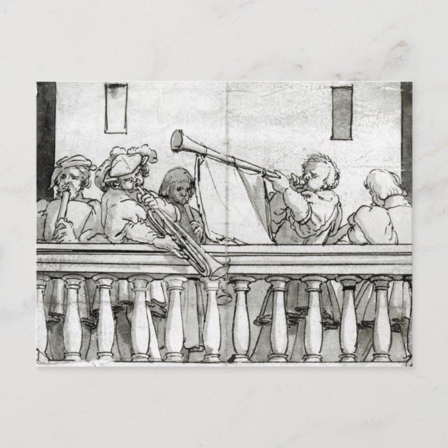 Carte Postale Musiciens de Henri VIII (Devant)