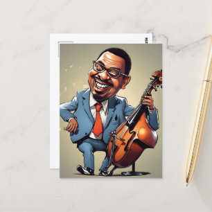 Carte Postale musiciens de jazz