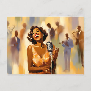 Carte Postale Musiciens de jazz