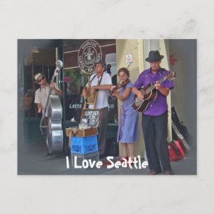 Carte Postale Musiciens de rue