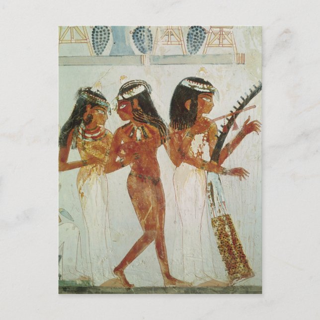 Carte Postale Musiciens et une danseuse (Devant)