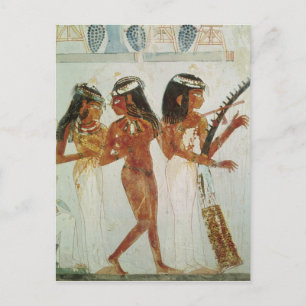 Carte Postale Musiciens et une danseuse