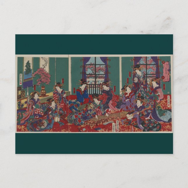 Carte Postale Musiciens japonais (Devant)