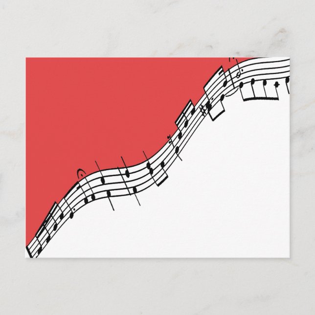 Carte postale Musique (Devant)