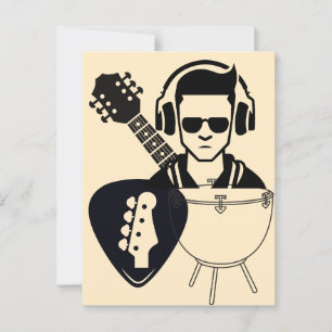 Carte Postale Musique à gogo