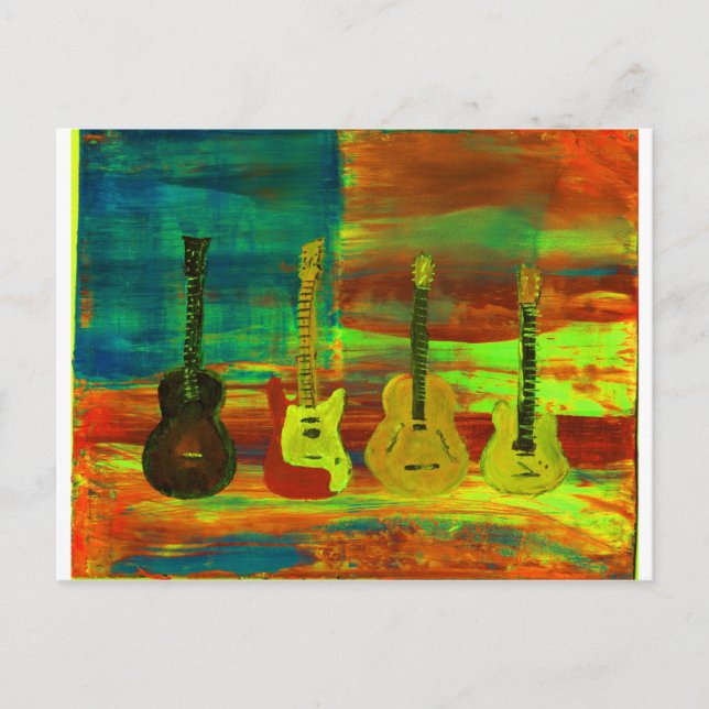 Carte Postale Musique Americana (Devant)
