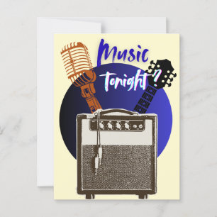Carte Postale Musique Ce Soir ?