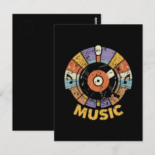 Carte Postale musique classique rétro