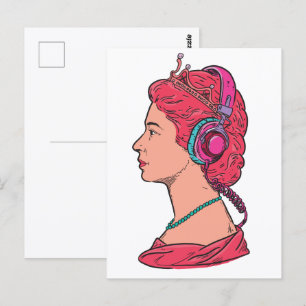 Carte Postale Musique de la Reine