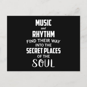 Carte Postale Musique DJ Danse Art Hip hop Guitare Drôle Idée ca