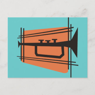 Carte Postale Musique en cuivre