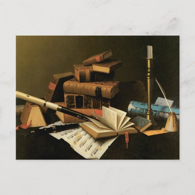 Carte Postale Musique et littérature (Devant)