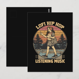 Carte Postale Musique hip hop lofi chillhop