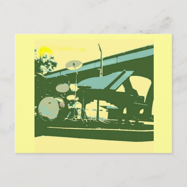 Carte Postale Musique/musicien/enseignant (Devant)