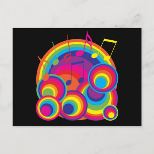 Carte Postale Musique rétro